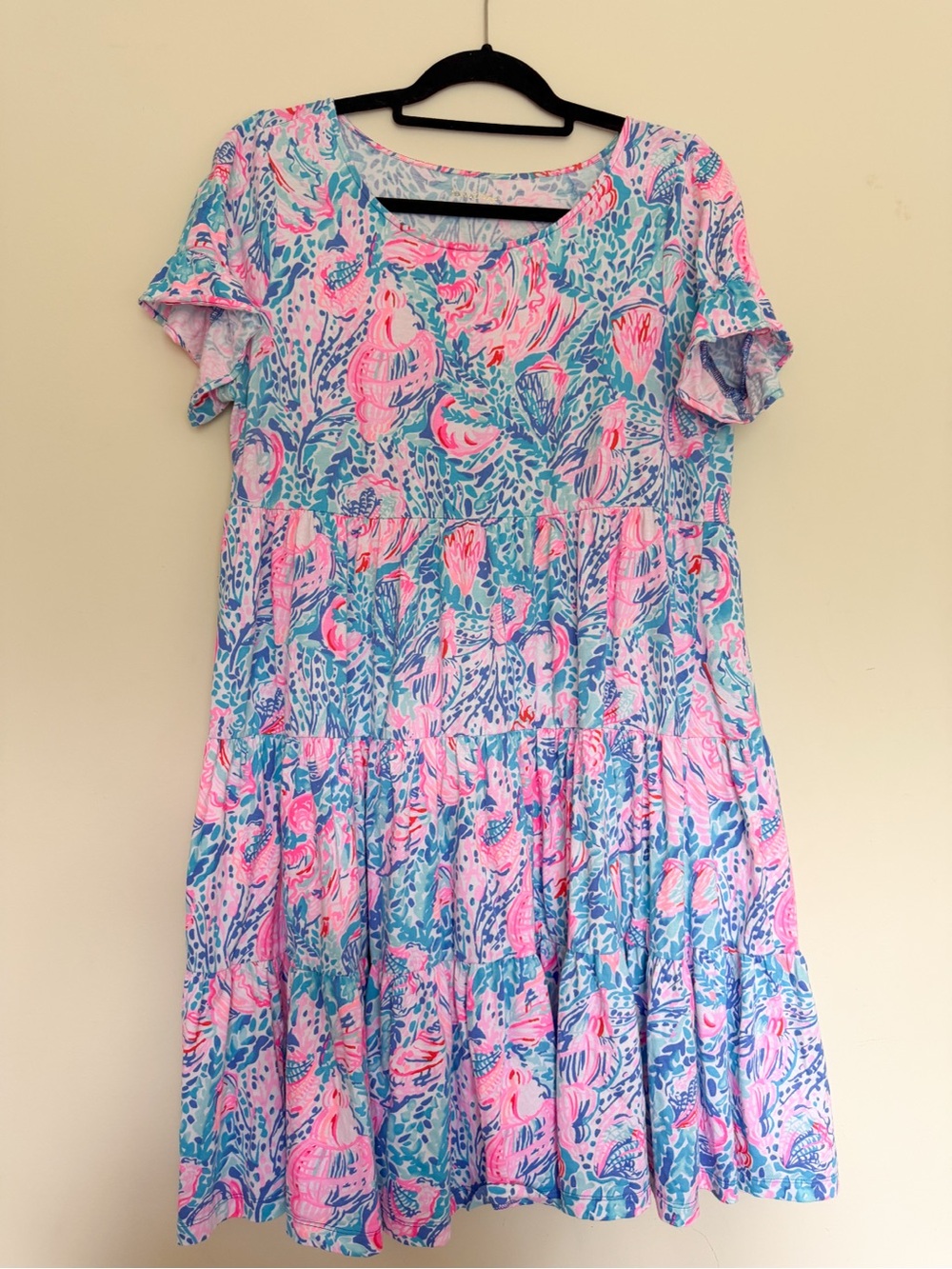 Lilly Pulitzer Jodee short sleeve swing dress in Treasure Trove